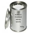 Acryl Pulver weiß 500g - Acrylpulver weiss - Acryl Puder - Acrylpuder