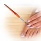 Preview: Acrylic brush Exclusive Gr. 8 red - AGB-80 pen brush for acrylic modeling - acrylic brushes for nail design