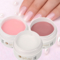 Preview: UV Gel Set Milky Pink, Milky White, Natural Nude 3 x 30ml UV/LED curing builder gel for nail design and nail art - Builder Gel