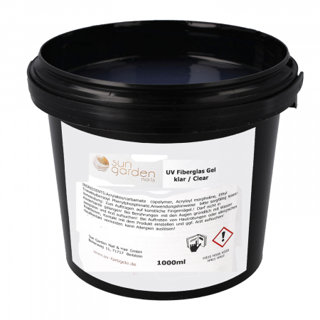 UV fibreglass gel build-up gel clear