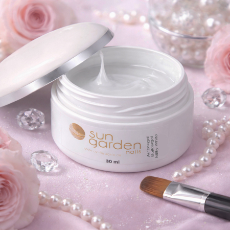 30ml UV Aufbaugel - Milky White Make Up Gel - milchig weiss
