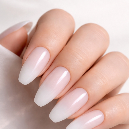 Preview: 30ml UV Aufbaugel - Milky White Make Up Gel - milchig weiss