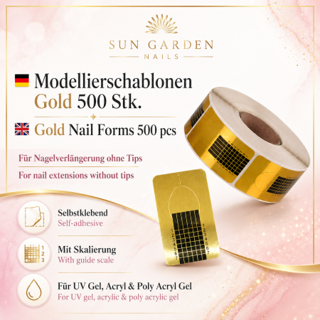 Stencil per modellare oro quadrato 500 pezzi