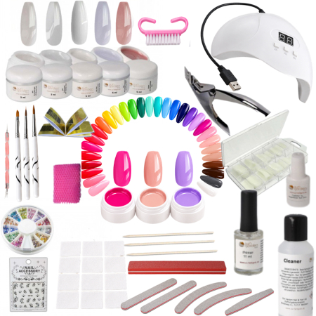 Set iniziale di gel UV STARLIGHT + dispositivo UV