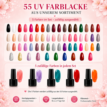 Preview: UV Gel Starterset MIAMI - Nagelstudio Set