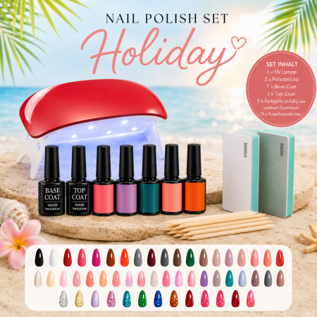 UV Nail Polish Set "Holiday"