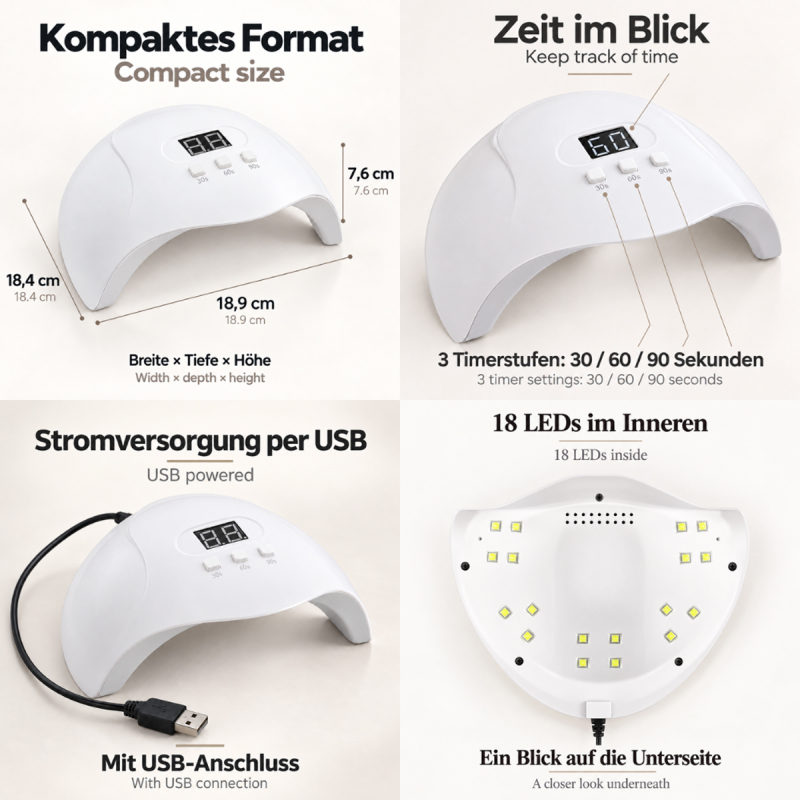 UV Gel Starterset - Florenz - Nail Set