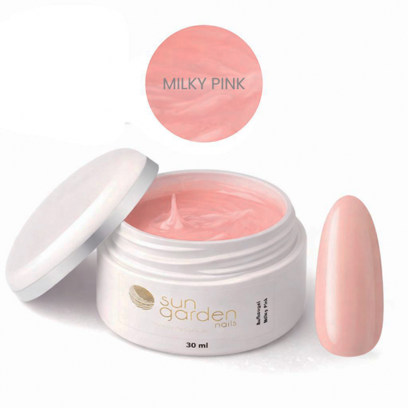 30ml UV Aufbaugel - Milky Pink Make Up Gel - milchig rose