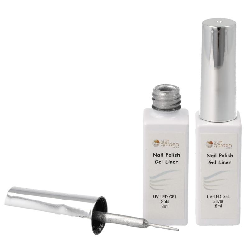 Nail Polish Nail Liner Silver 8ml – Präziser Nailart-Lack für feine Linien & Designs
