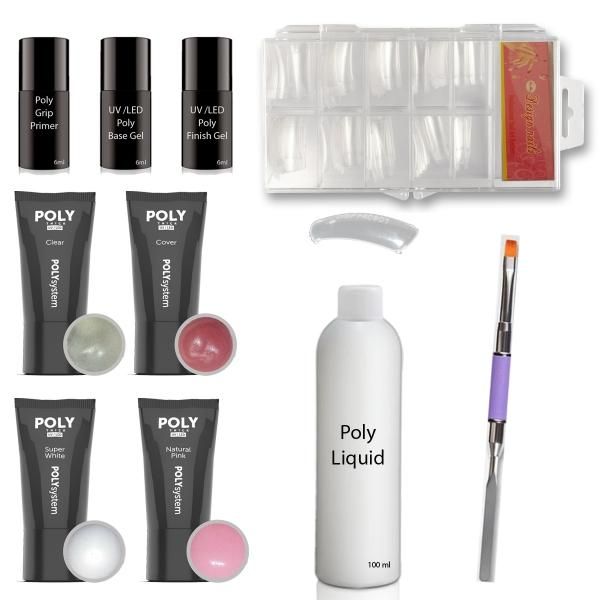 Poly Acrylic Gel Set 3 - Dual Tip System incl. Accessories
