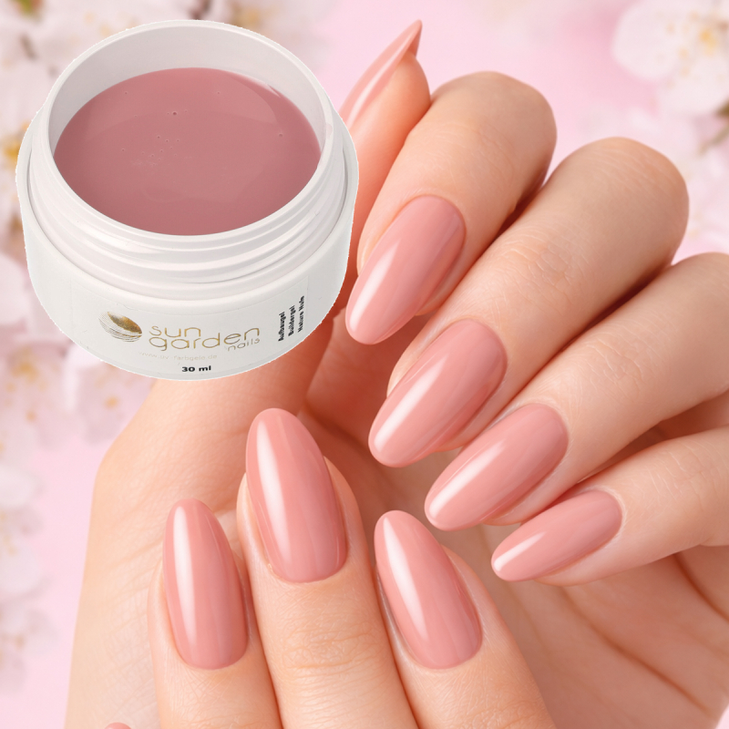 UV Gel Set Milky Pink, Milky White, Natural Nude 3 x 30ml UV/LED curing builder gel for nail design and nail art - Builder Gel