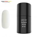 LED/UV  Nail Polish Gel - Hybrid Polish 01 White 6ml