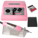 Electric Nail Drill  JD 500 with foot pedal - Color pink -JSDA Professional Studio Nail Drill for manicure and pedicure 30000 rpm