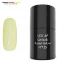 LED-UV Nail Polish Gel - Hybrid Polish, 125 Pastel Yellow 6ml