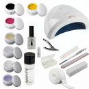 Starter Set Nail with Color Gel - UV Gel Kit - UV Lamp - professional nail kit